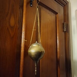 Vintage Brass Hanging Incense Burner